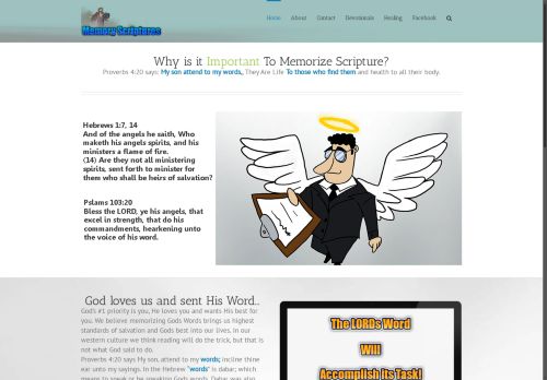 Memory Scripture Website Home